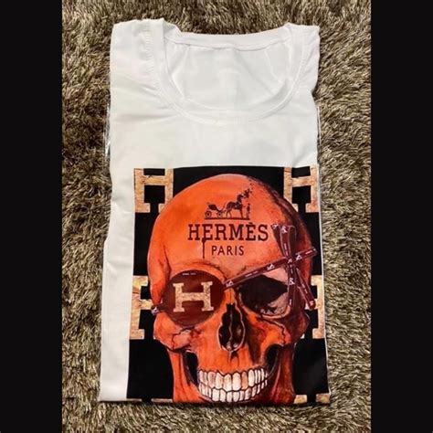 hermes skull t shirt